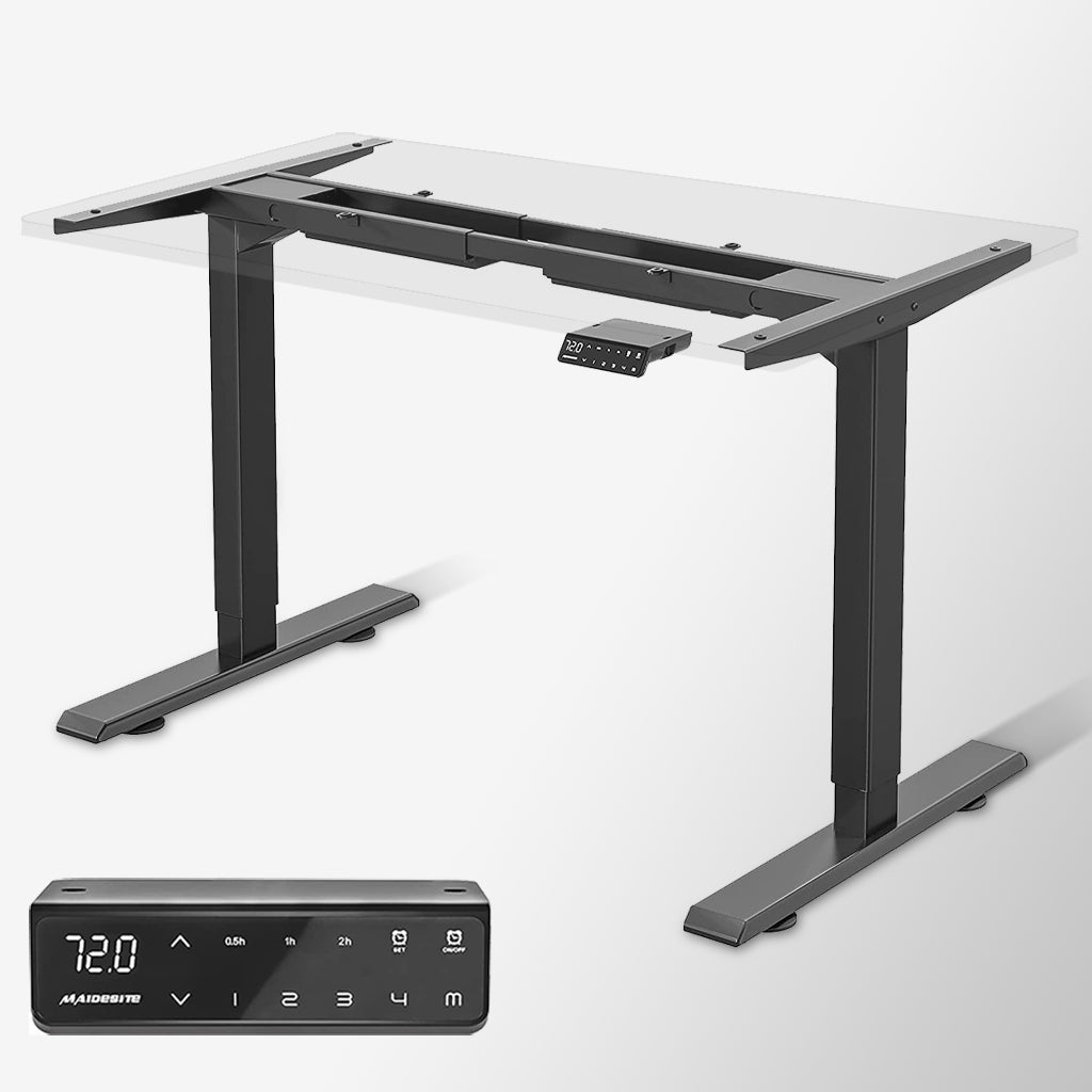 Maidesite dual motor standing desk frame T2 pro black