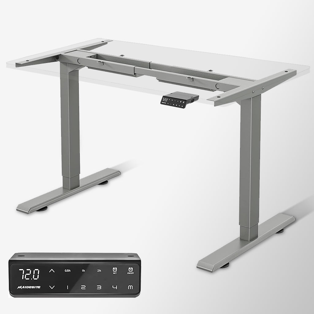 Maidesite dual motor electric standing desk frame T2 Pro gray