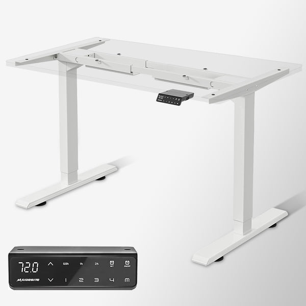 MAIDeSITe Height Adjustable Electric Standing Desk With Cable Tray 120 X 60 Cm For Home Office