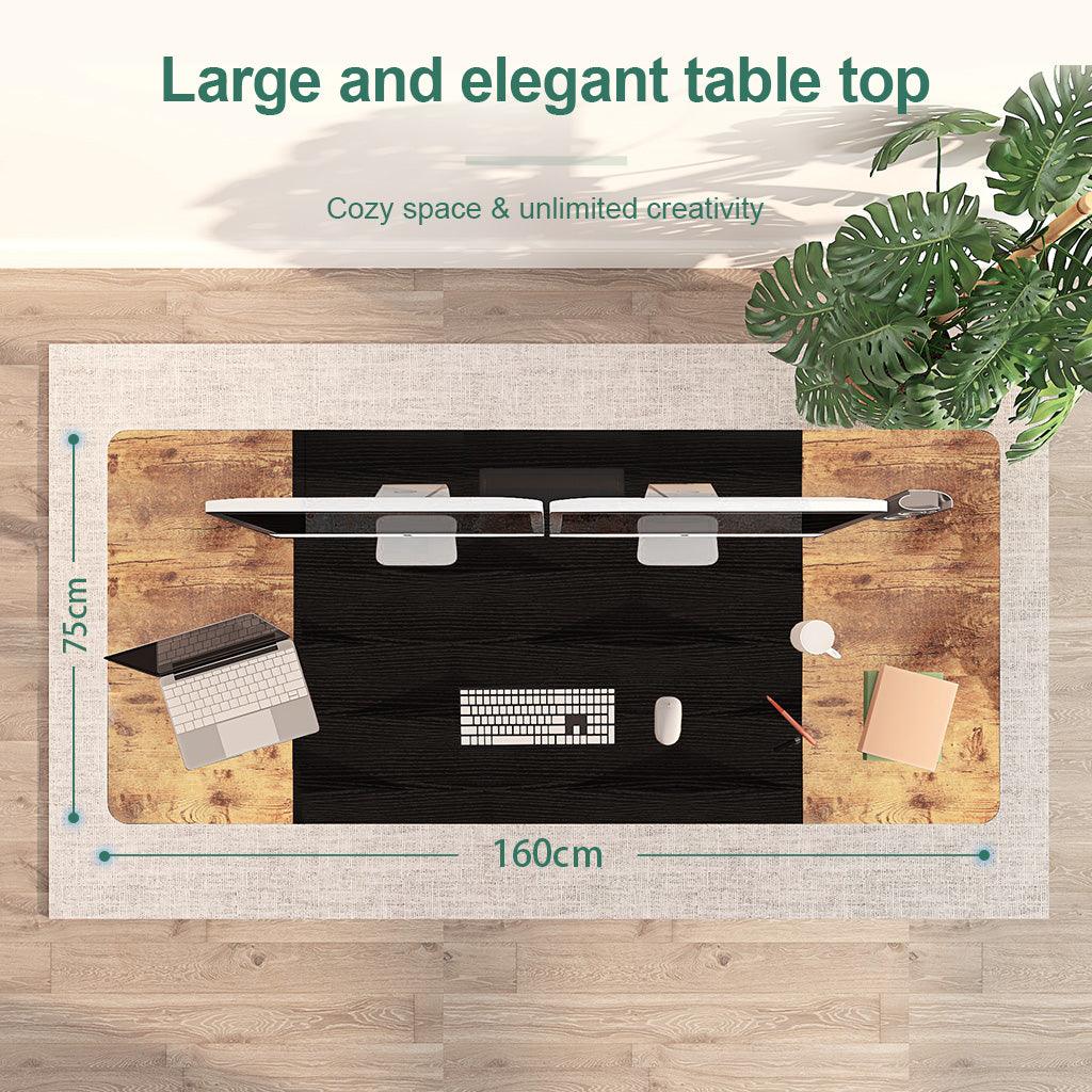 SC1 Pro's 160x75cm large and elegant top provides cozy space and unlimited creativity