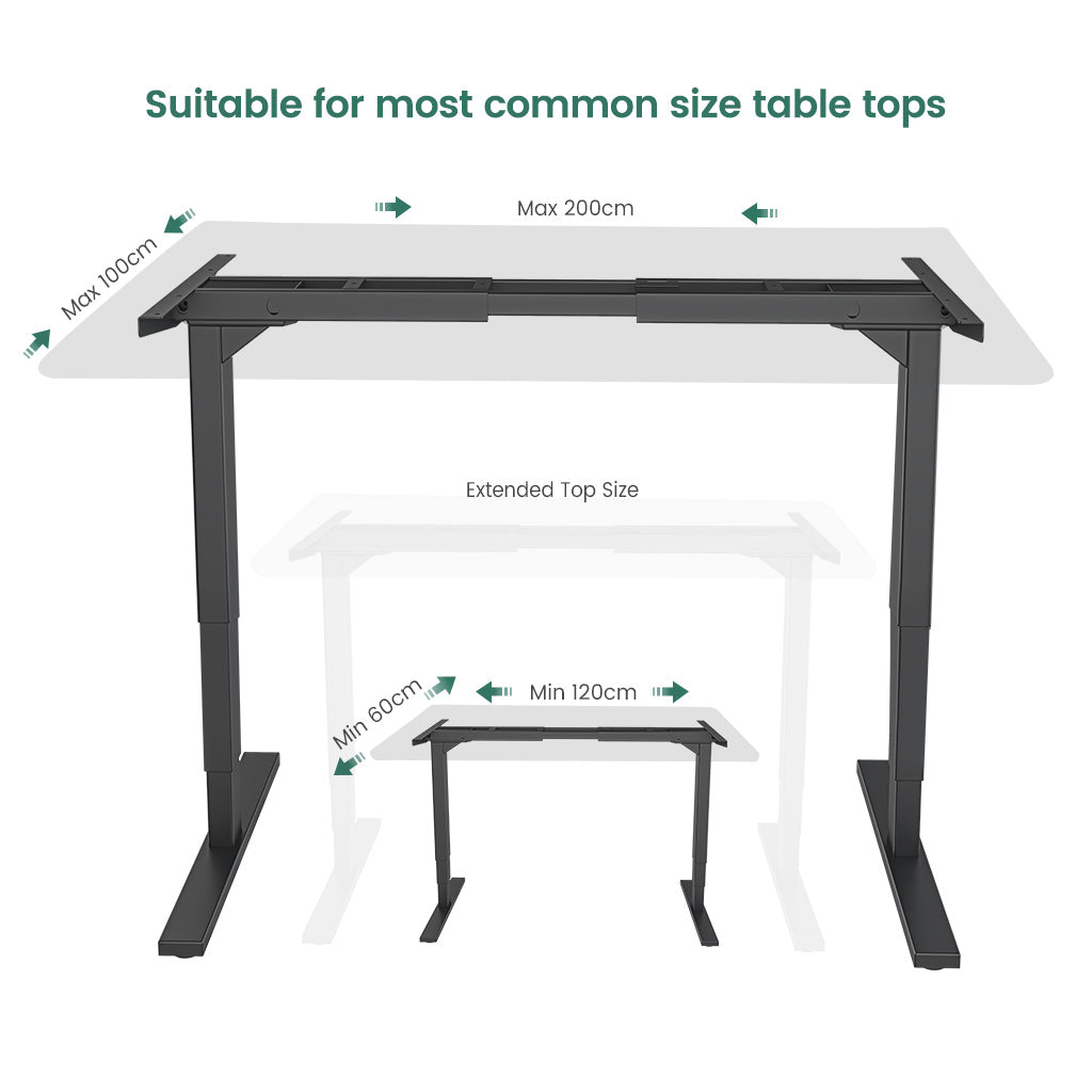Maidesite  Electric Standing Desk S2 Pro Plus 120 140 160 cm Computer Table