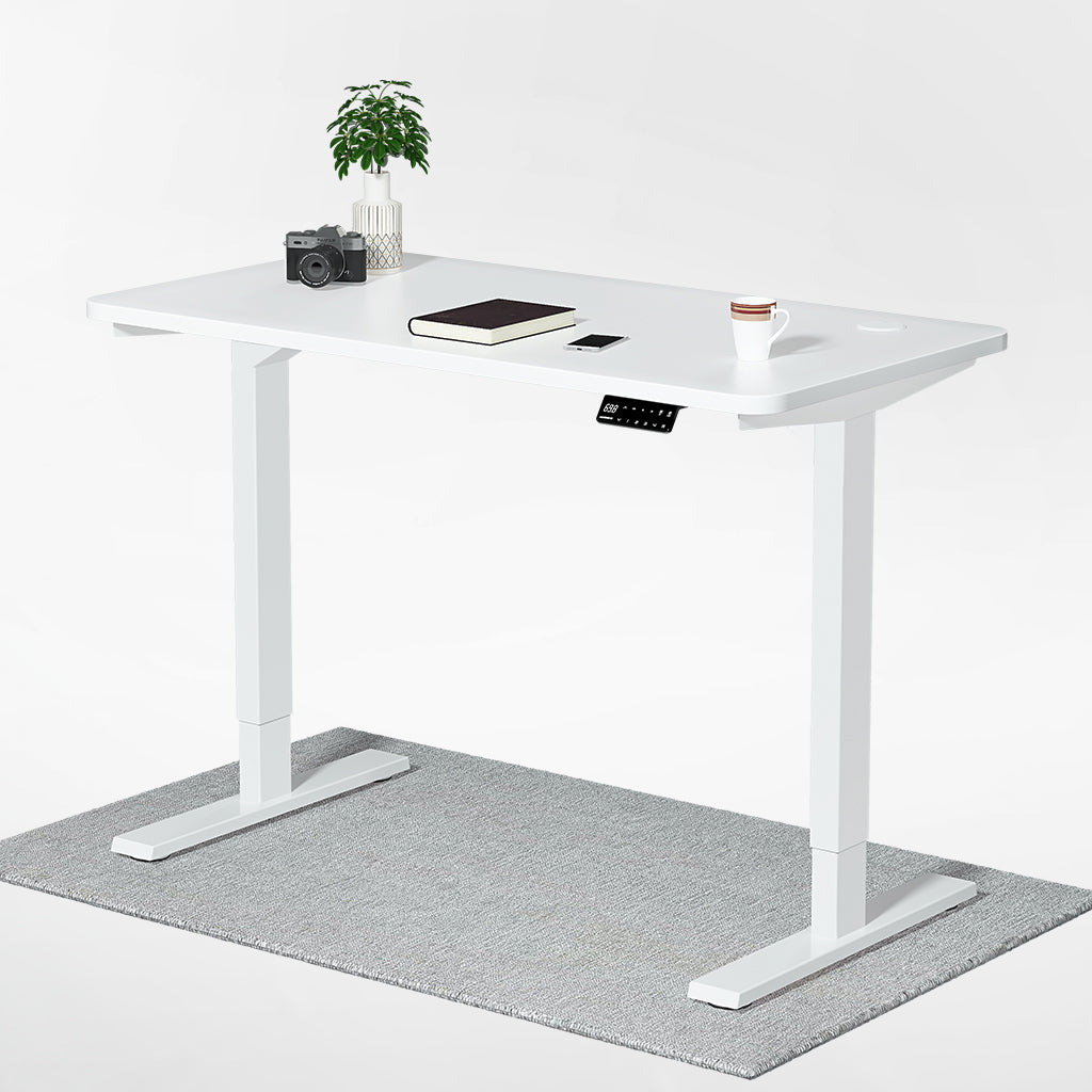 Maidesite S2 Pro minimalist white standing desk for designers and administrators