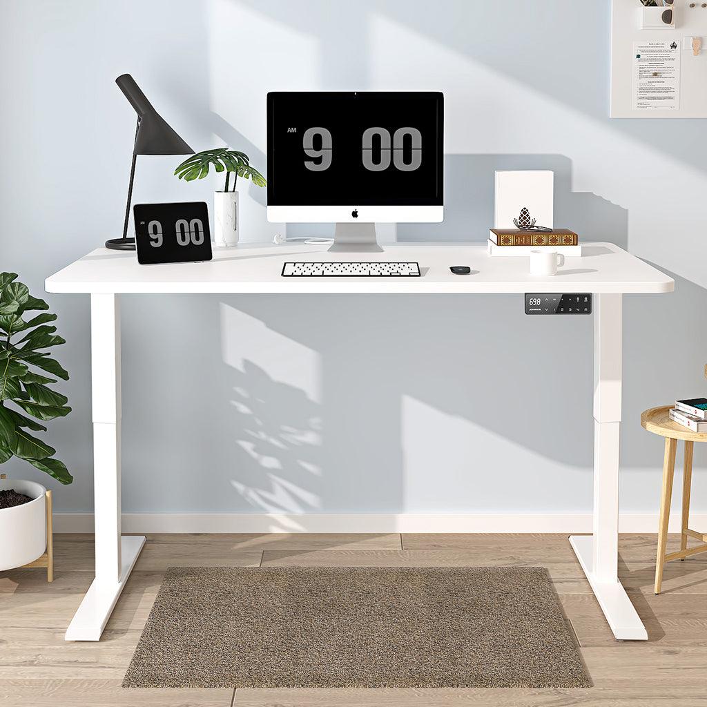 Maidesite S2 Pro white computer desk 140cm for home office