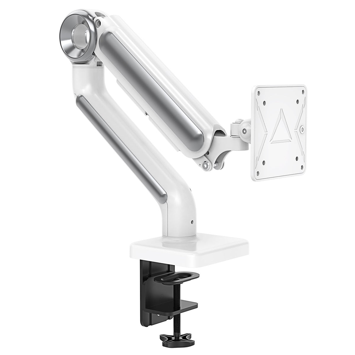 Maidesite monitor arm single arm desk mount white
