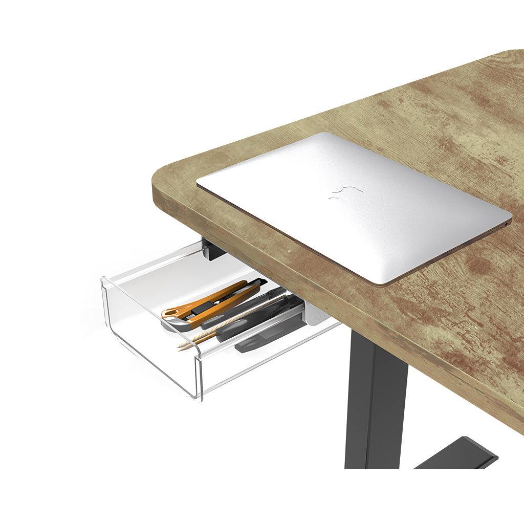 Standing Desk Accessories Kit (Drawer-Castors-Hook-Cable-Management-Tray）